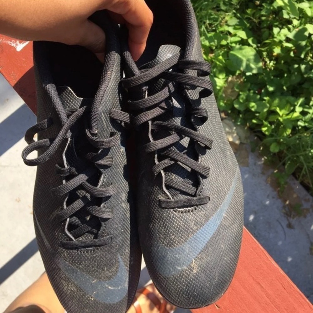 Black Vapor 12 Nike Soccer Cleats